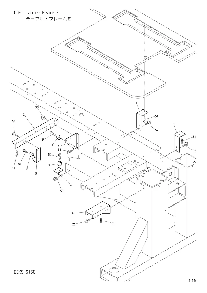 Схема узла из Parts List BEKS-S15C, содержащего SM140060