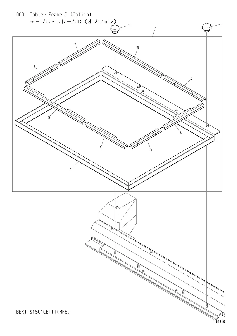Схема узла из Parts List BEKT-S1501CBIII (Mk8), содержащего KF730760