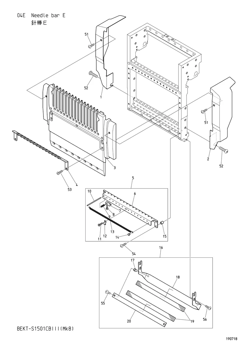 Схема узла из Parts List BEKT-S1501CBIII (Mk8), содержащего A9012548