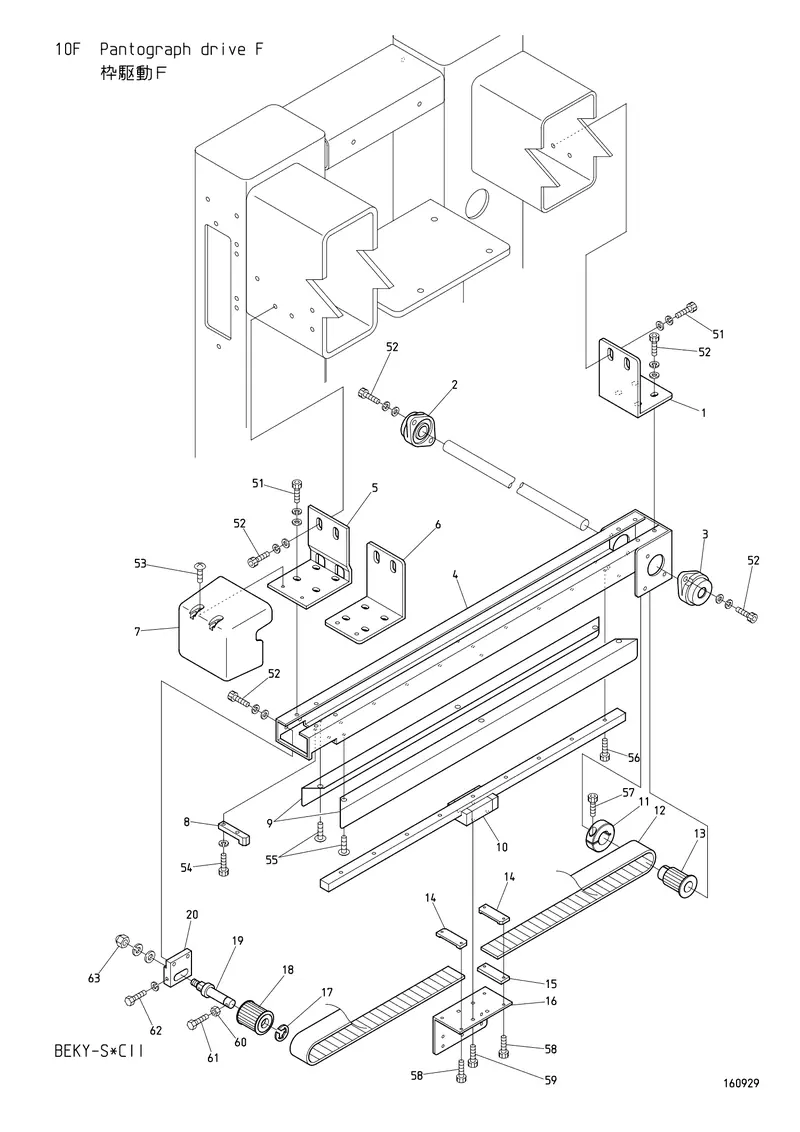 Схема узла из Parts List BEKY-S_CII, содержащего SC480130